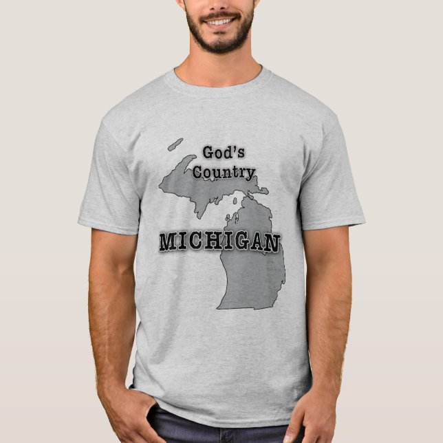 Camiseta Michigan es el PAÍS de DIOS (Anverso)