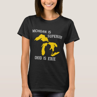 Camiseta Michigan es superior, Ohio es Erie