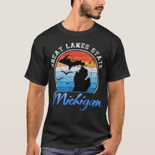 Camiseta Michigan, estado de los Grandes Lagos