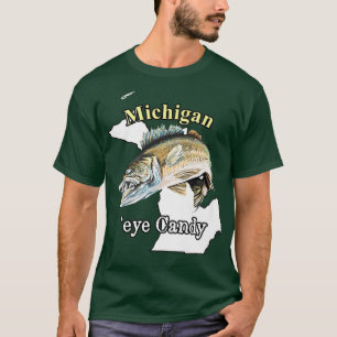 Camiseta Michigan 'Eye Candy Funny Walleye 47