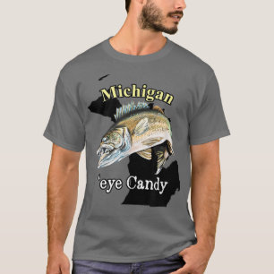 Camiseta Michigan Eye Candy Funny Walleye 801