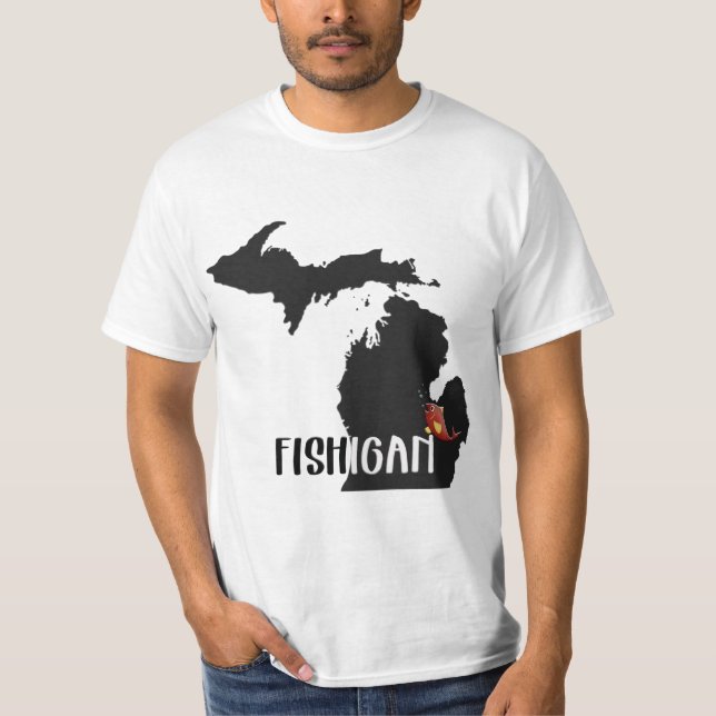 Camiseta Michigan fisherman sport (Anverso)