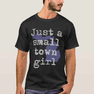 Camiseta Míchigan Grandes Lagos Norte MI Solo Pequeña Ciud
