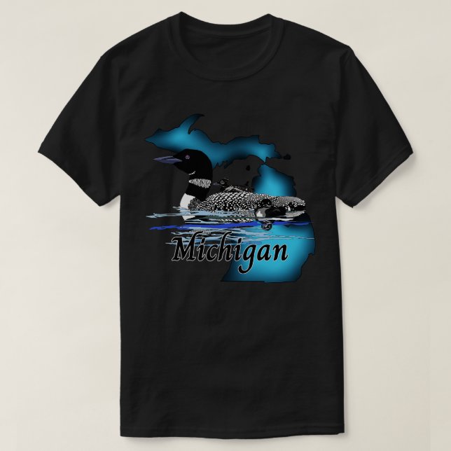 Camiseta Michigan Loon (Diseño del anverso)