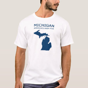 Camiseta Michigan. Los altos cinco de América