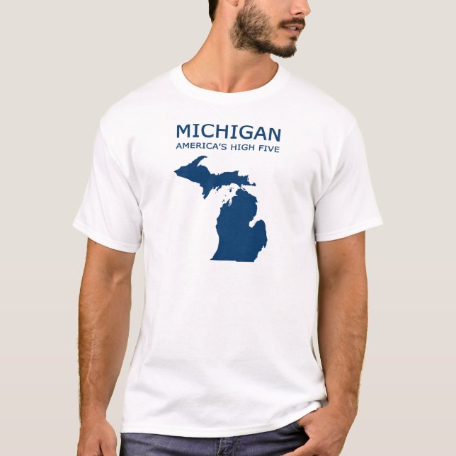 Camiseta Michigan. Los altos cinco de América (Anverso)