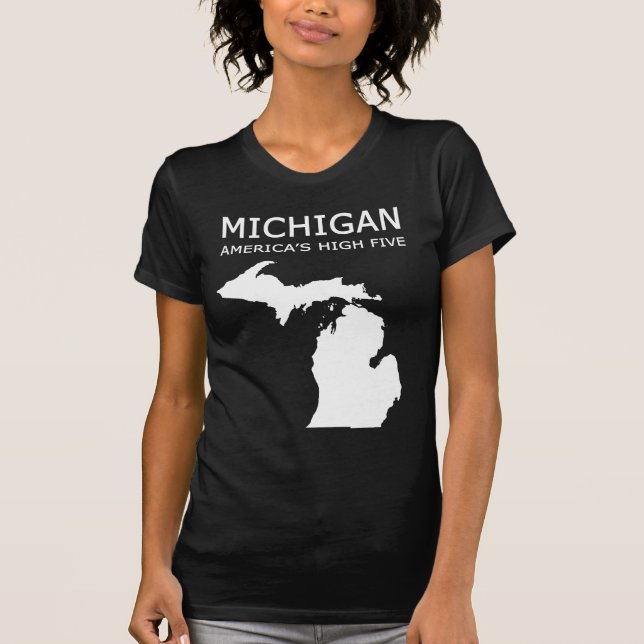 Camiseta Michigan. Los altos cinco de América (Anverso)
