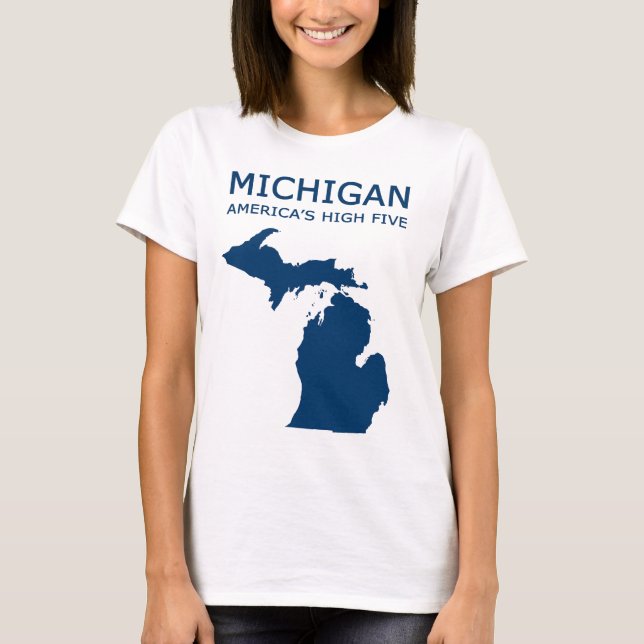Camiseta Michigan. Los altos cinco de América (Anverso)