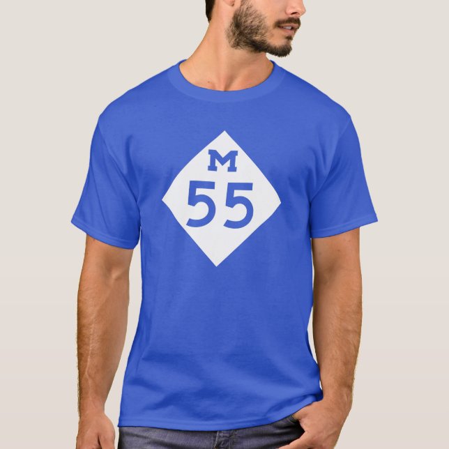 Camiseta Michigan M-55 (Anverso)