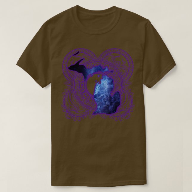 Camiseta Michigan Mandala (Diseño del anverso)