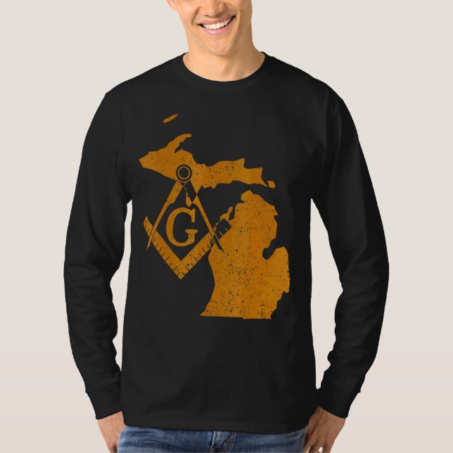 Camiseta Michigan Masons Grand Lodge F&am Freemason Padre (Anverso)