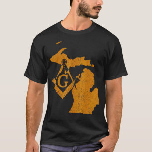 Camiseta Michigan Masons Grand Lodge F&am Freemason Padre