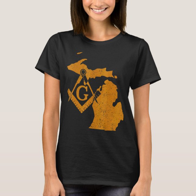 Camiseta Michigan Masons Grand Lodge F&am Freemason Padre (Anverso)
