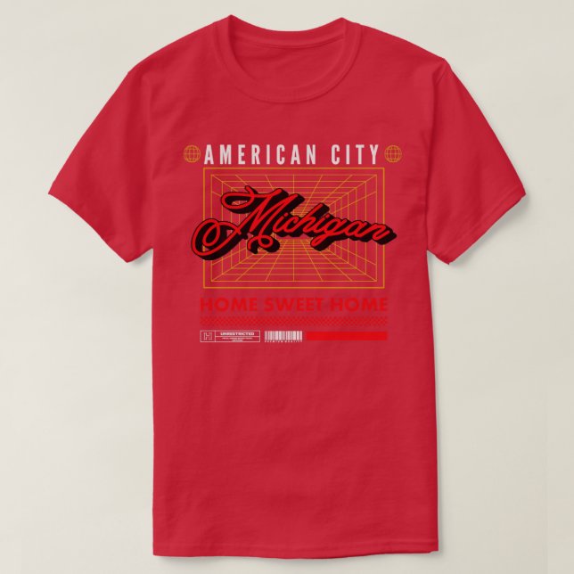 Camiseta michigan michigan (Diseño del anverso)