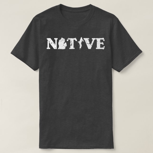 Camiseta Michigan Nativo (Diseño del anverso)