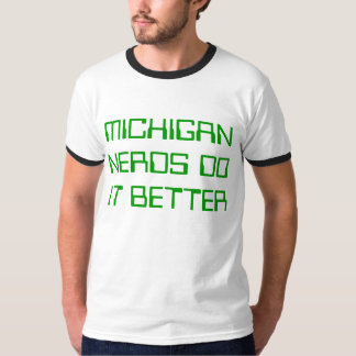 CAMISETA MICHIGAN NERDS LO HACE MEJOR