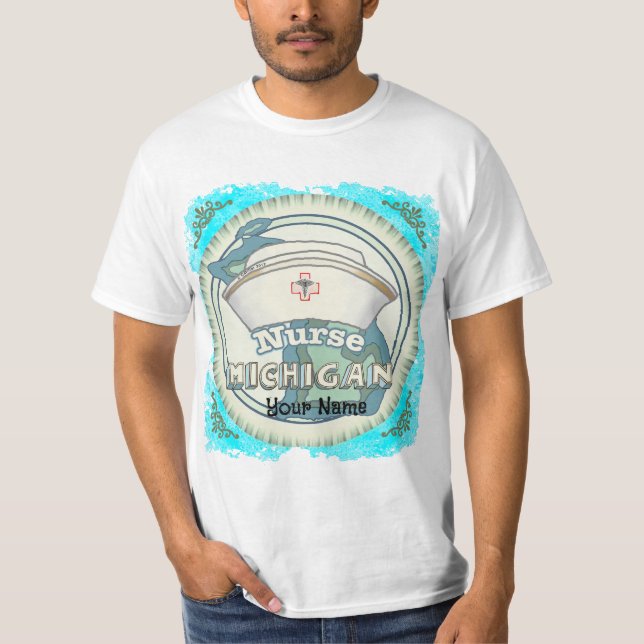 Camiseta Michigan Nurse (Anverso)