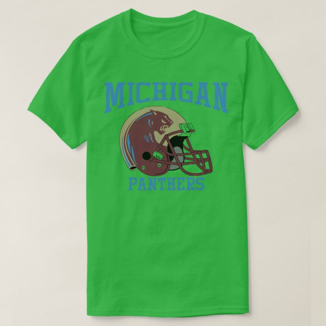 Camiseta Michigan Panthers Helmet (Diseño del anverso)
