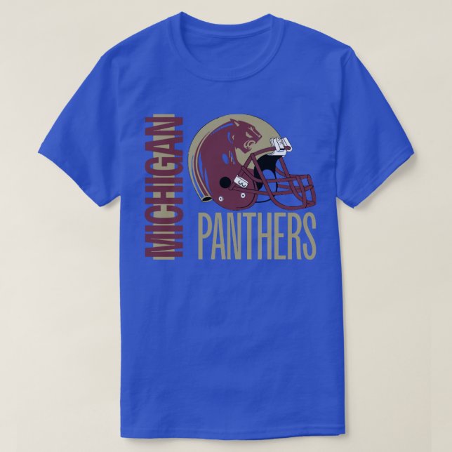 Camiseta Michigan Panthers Throwback (Diseño del anverso)