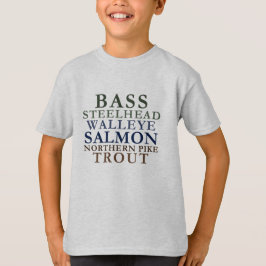 Camiseta Michigan Pesca Temática Niños Tee