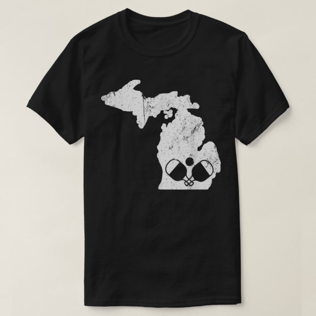 Camiseta Michigan Pickleball Pickleball 385 (Diseño del anverso)