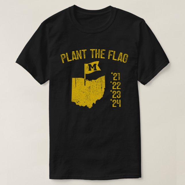 Camiseta Michigan Planta La Bandera (Diseño del anverso)