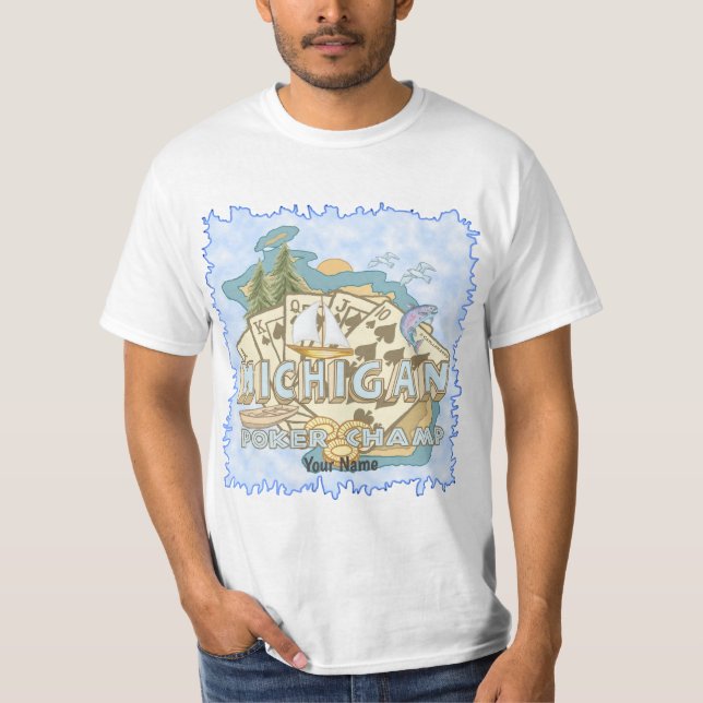 Camiseta Michigan Poker (Anverso)