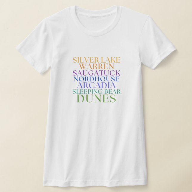 Camiseta Michigan Sand Dunes T-Shirt, Sleeping Bear Dunes (Distribución)