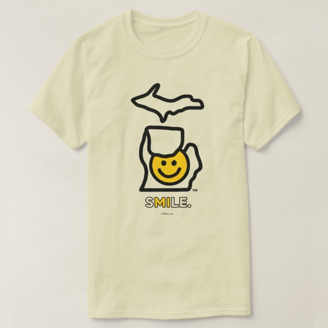 Camiseta Michigan - sMIle (Diseño del anverso)