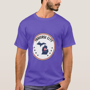 Camiseta Michigan Traverse City Diseños Únicos Celebrando 