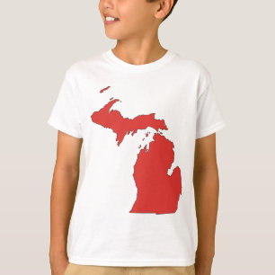 Camiseta Michigan: Un estado ROJO