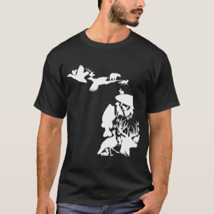 Camiseta Míchigan UP pescado ciervo pato pavo oso alce zorr