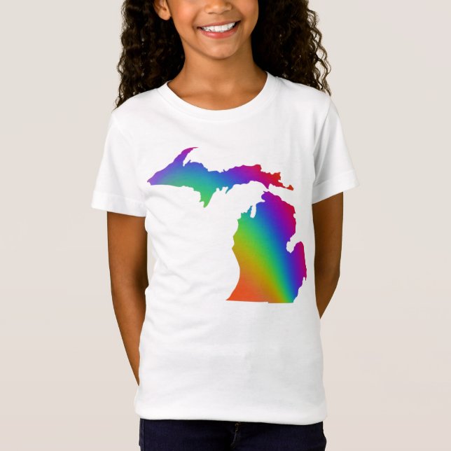 Camiseta Michigander | arco iris | el amor es amor (Anverso)