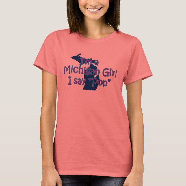 Camiseta michigangirlpop (Anverso)