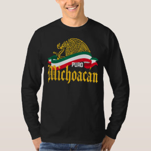 Camiseta Michoacán México Puro Michoacán Bandera de águila 
