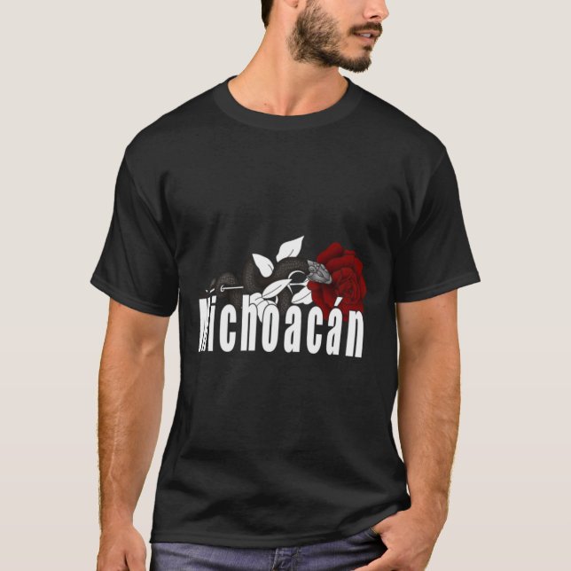 Camiseta Michoacan, un Rosa del Estado de México (Anverso)