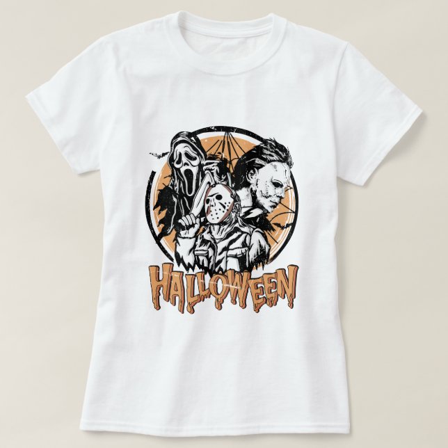 Camiseta mickey de halloween (Diseño del anverso)