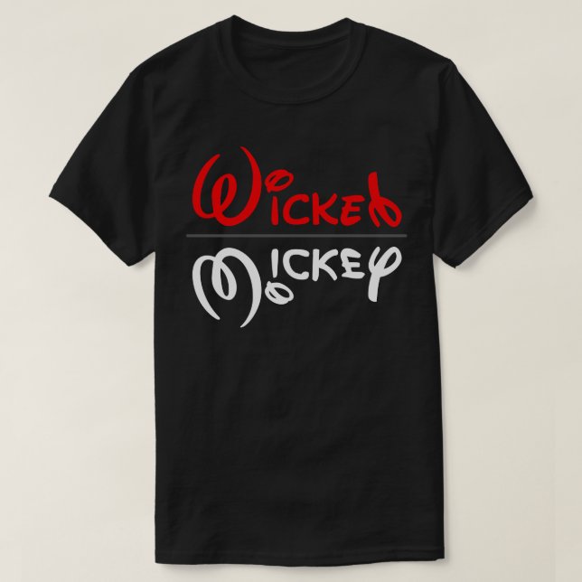 Camiseta Mickey malvado (Diseño del anverso)