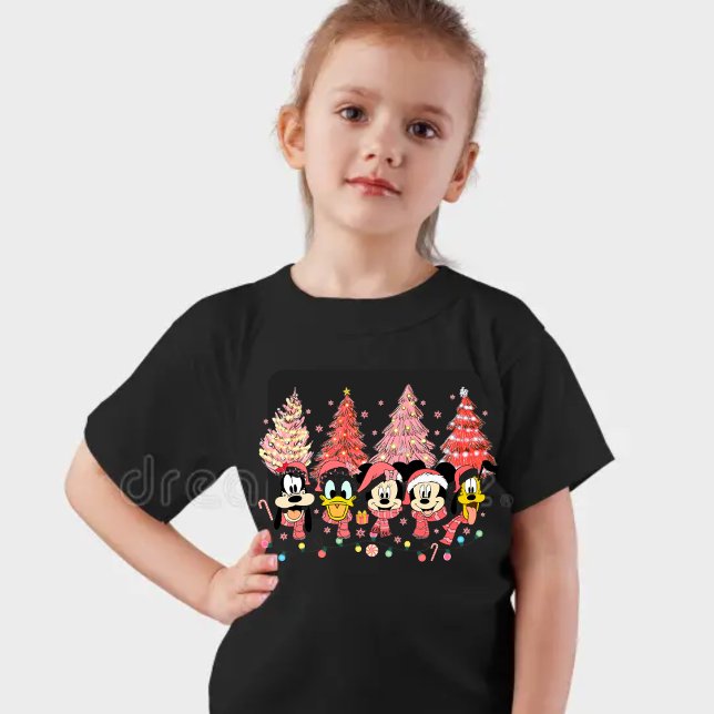 Camiseta Mickey Mouse Christmas Tree DTF T-Shirt (Subido por el creador)