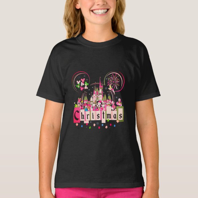 Camiseta Mickey Mouse Ears, Castle & Disney Characters (Anverso)