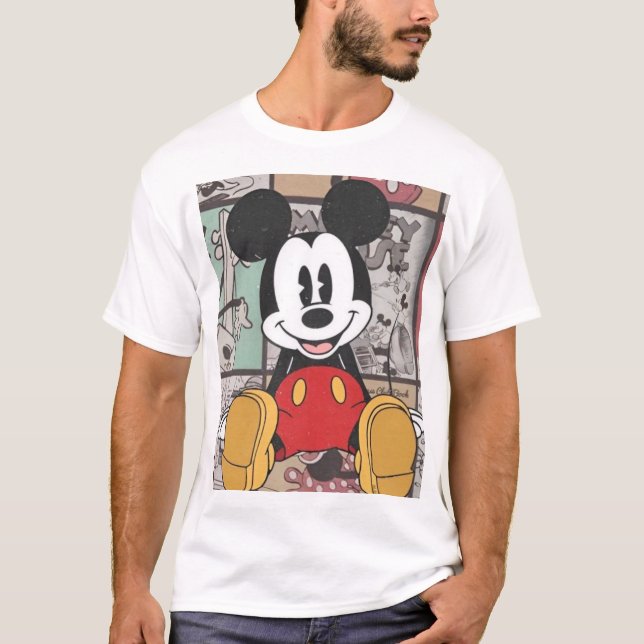 Camiseta Mickey Mouse ilustracion (Anverso)