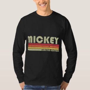 Camiseta MICKEY Name Personalized Retro Vintage 80s 90s Bir