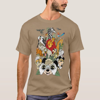 Camiseta Mickey y amigos Animal Kingdom chica vintage fam