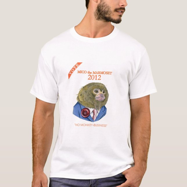 Camiseta Mico para el presidente (Anverso)