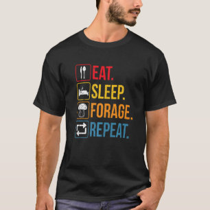 Camiseta Micología Forrajeo Hongos Cazador de Hongos Cazado