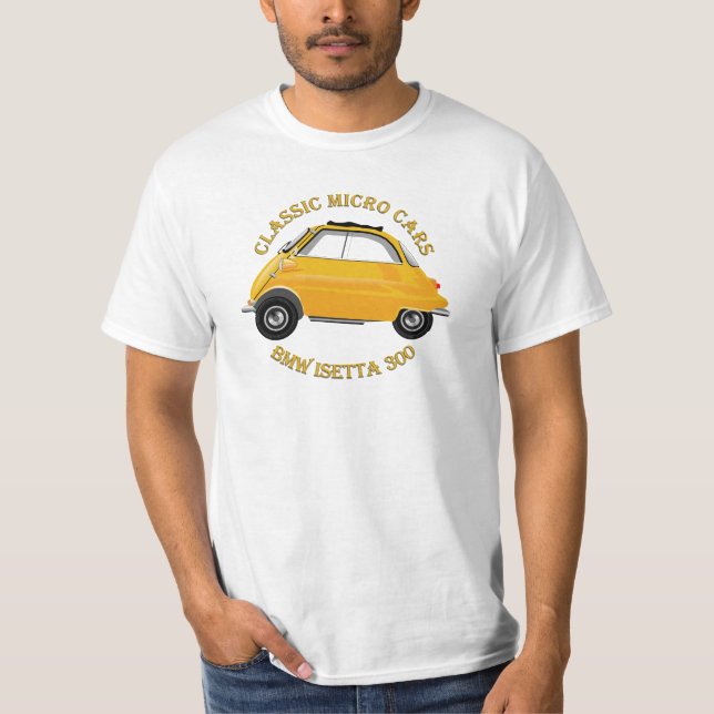 Camiseta micro clásica BMW Isetta del coche (Anverso)