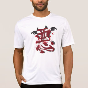 Camiseta micro de la fibra de los hombres malvados