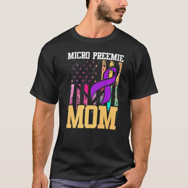 Camiseta Micro Preemie NICU nueva mamá inspira nacimiento p (Anverso)