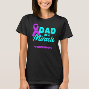 Camiseta Micro Preemie NICU Nuevo milagro de papá nacimient