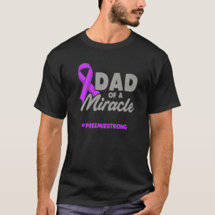 Camiseta Micro Preemie NICU Nuevo milagro de papá nacimient
